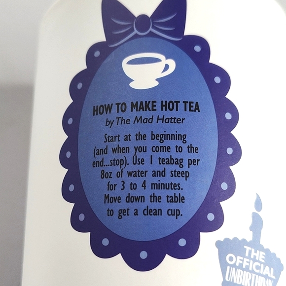 Dartington Dining Alice in Wonderland Glass and Disney Parks Wonderland Tea Set - Picture 10 of 10